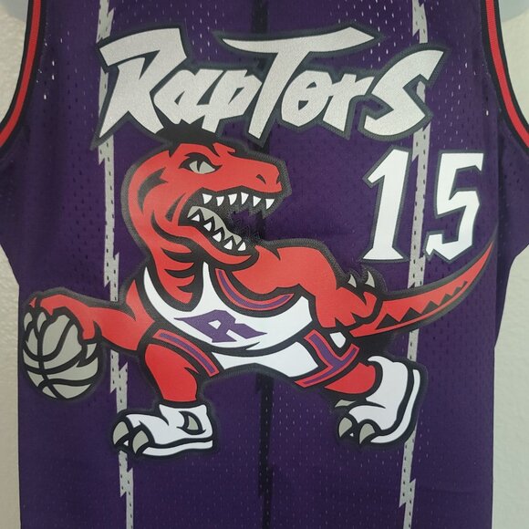 Mitchell & Ness Toronto Raptors Vince Carter 1998 - 99 NBA Basketball Jersey - Picture 7 of 10